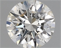 Natural Diamond 0.43 Carats, Round with Excellent Cut, I Color, VVS1 Clarity and Certified by IGI