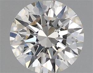 Picture of Natural Diamond 0.43 Carats, Round with Excellent Cut, I Color, VVS1 Clarity and Certified by IGI