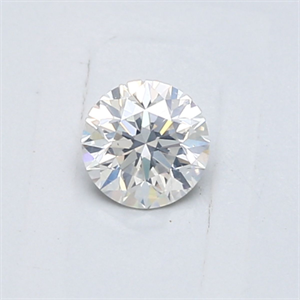 Picture of Natural Diamond 0.40 Carats, Round with Good Cut, H Color, I1 Clarity and Certified by GIA