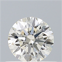 Natural Diamond 0.41 Carats, Round with Excellent Cut, H Color, IF Clarity and Certified by IGI