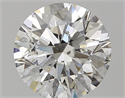 Natural Diamond 2.09 Carats, Round with Excellent Cut, H Color, SI2 Clarity and Certified by GIA