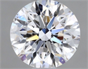 Natural Diamond 0.45 Carats, Round with Excellent Cut, D Color, SI2 Clarity and Certified by GIA