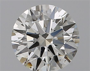 Picture of Natural Diamond 0.50 Carats, Round with Excellent Cut, J Color, SI1 Clarity and Certified by GIA