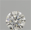 Natural Diamond 0.43 Carats, Round with Excellent Cut, I Color, VS2 Clarity and Certified by GIA