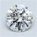 Natural Diamond 1.50 Carats, Round with Excellent Cut, F Color, VS1 Clarity and Certified by GIA