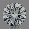 Natural Diamond 0.46 Carats, Round with Excellent Cut, K Color, SI1 Clarity and Certified by GIA