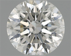 Picture of Natural Diamond 0.50 Carats, Round with Excellent Cut, F Color, SI2 Clarity and Certified by IGI