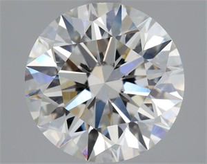 Picture of Natural Diamond 2.01 Carats, Round with Excellent Cut, H Color, VVS2 Clarity and Certified by GIA