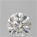 Natural Diamond 3.01 Carats, Round with Excellent Cut, H Color, SI1 Clarity and Certified by GIA