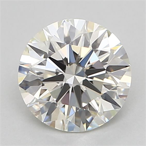 Picture of Natural Diamond 0.50 Carats, Round with Excellent Cut, J Color, VS2 Clarity and Certified by GIA