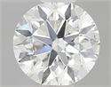 Natural Diamond 0.50 Carats, Round with Very Good Cut, G Color, SI2 Clarity and Certified by GIA