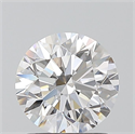 Natural Diamond 1.41 Carats, Round with Excellent Cut, F Color, IF Clarity and Certified by GIA