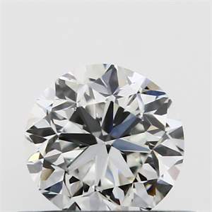 Picture of Natural Diamond 0.40 Carats, Round with Good Cut, G Color, IF Clarity and Certified by GIA