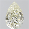 Natural Diamond 1.70 Carats, Pear with  Cut, K Color, SI2 Clarity and Certified by IGI