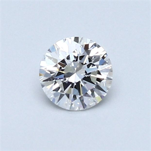 Picture of Natural Diamond 0.40 Carats, Round with Very Good Cut, F Color, SI1 Clarity and Certified by GIA