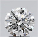 Natural Diamond 1.51 Carats, Round with Excellent Cut, E Color, VS2 Clarity and Certified by GIA