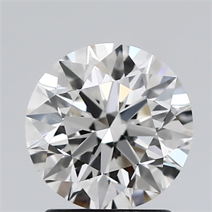 Picture of Natural Diamond 1.51 Carats, Round with Excellent Cut, E Color, VS2 Clarity and Certified by GIA