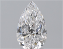 Natural Diamond 1.50 Carats, Pear with  Cut, D Color, VS2 Clarity and Certified by GIA