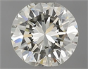 Natural Diamond 0.41 Carats, Round with Very Good Cut, J Color, VS2 Clarity and Certified by IGI