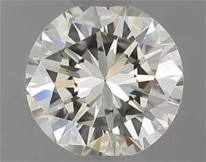 Picture of Natural Diamond 0.41 Carats, Round with Very Good Cut, J Color, VS2 Clarity and Certified by IGI