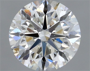 Picture of Natural Diamond 0.40 Carats, Round with Very Good Cut, H Color, SI1 Clarity and Certified by GIA