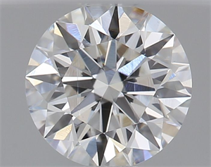 Picture of Natural Diamond 0.44 Carats, Round with Excellent Cut, H Color, VS2 Clarity and Certified by GIA