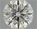 Natural Diamond 0.40 Carats, Round with Excellent Cut, H Color, SI1 Clarity and Certified by IGI