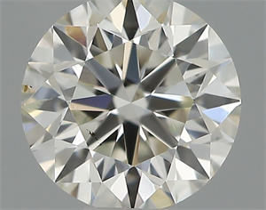 Picture of Natural Diamond 0.40 Carats, Round with Excellent Cut, H Color, SI1 Clarity and Certified by IGI