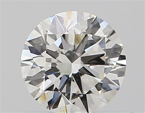 Picture of Natural Diamond 0.40 Carats, Round with Excellent Cut, I Color, SI1 Clarity and Certified by GIA