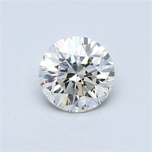 Picture of Natural Diamond 0.44 Carats, Round with Very Good Cut, I Color, SI1 Clarity and Certified by GIA