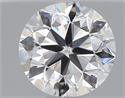 Natural Diamond 0.40 Carats, Round with Very Good Cut, F Color, VVS1 Clarity and Certified by GIA