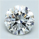 Natural Diamond 1.80 Carats, Round with Excellent Cut, E Color, SI1 Clarity and Certified by GIA