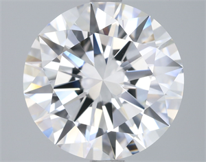 Picture of Natural Diamond 3.00 Carats, Round with Excellent Cut, E Color, VVS2 Clarity and Certified by GIA