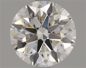 Picture of Natural Diamond 2.01 Carats, Round with Excellent Cut, I Color, VVS1 Clarity and Certified by GIA