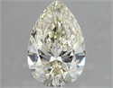 Natural Diamond 1.60 Carats, Pear with  Cut, K Color, VS1 Clarity and Certified by IGI