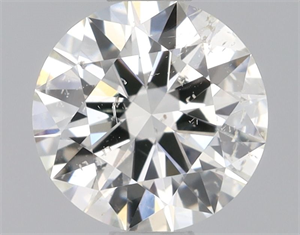 Picture of Natural Diamond 0.50 Carats, Round with Very Good Cut, J Color, I1 Clarity and Certified by GIA