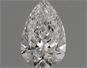 Natural Diamond 1.20 Carats, Pear with  Cut, D Color, VS1 Clarity and Certified by GIA