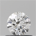 Natural Diamond 0.41 Carats, Round with Excellent Cut, F Color, SI2 Clarity and Certified by GIA