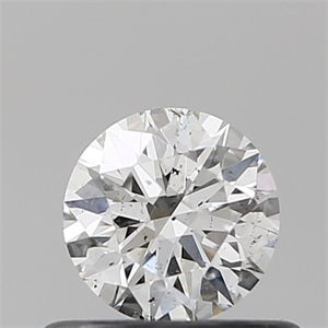 Picture of Natural Diamond 0.41 Carats, Round with Excellent Cut, F Color, SI2 Clarity and Certified by GIA