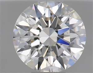 Picture of Natural Diamond 0.41 Carats, Round with Excellent Cut, G Color, SI1 Clarity and Certified by GIA