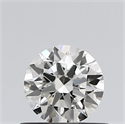 Natural Diamond 0.50 Carats, Round with Excellent Cut, I Color, VS2 Clarity and Certified by IGI