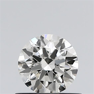 Picture of Natural Diamond 0.50 Carats, Round with Excellent Cut, I Color, VS2 Clarity and Certified by IGI