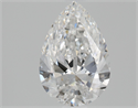 Natural Diamond 0.80 Carats, Pear with  Cut, D Color, VS1 Clarity and Certified by GIA