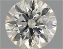 Natural Diamond 0.40 Carats, Round with Excellent Cut, I Color, SI1 Clarity and Certified by IGI