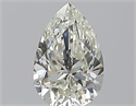 Natural Diamond 0.73 Carats, Pear with  Cut, J Color, VVS2 Clarity and Certified by GIA