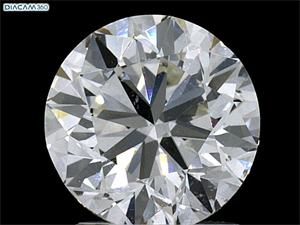 Picture of Natural Diamond 2.01 Carats, Round with Very Good Cut, J Color, VS2 Clarity and Certified by GIA