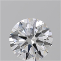 Natural Diamond 2.01 Carats, Round with Excellent Cut, D Color, VS2 Clarity and Certified by GIA