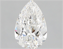 Natural Diamond 1.30 Carats, Pear with  Cut, F Color, VS2 Clarity and Certified by GIA