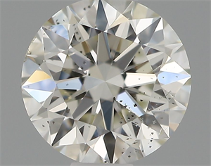 Picture of Natural Diamond 0.51 Carats, Round with Excellent Cut, H Color, SI1 Clarity and Certified by IGI