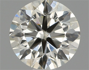 Picture of Natural Diamond 0.70 Carats, Round with Very Good Cut, K Color, SI1 Clarity and Certified by IGI